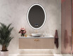 Espejo ovalado baño con luz L74 - Vertical #6