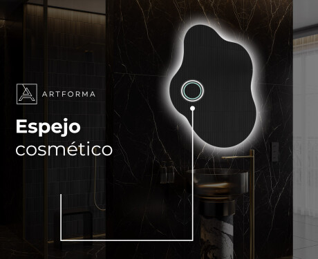 Espejo de baño LED de forma irregular EM221 #5