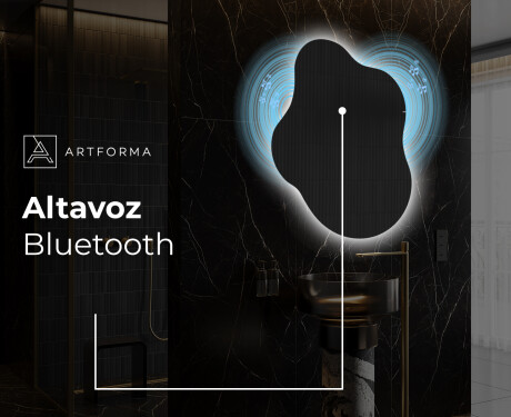 Espejo de baño LED de forma irregular EM221 #6