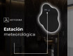 Espejo de baño LED de forma irregular EM221 #7