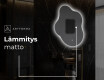 Espejo de baño LED de forma irregular EM221 #9