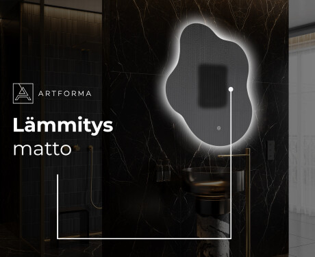 Espejo de baño LED de forma irregular EM221 #9