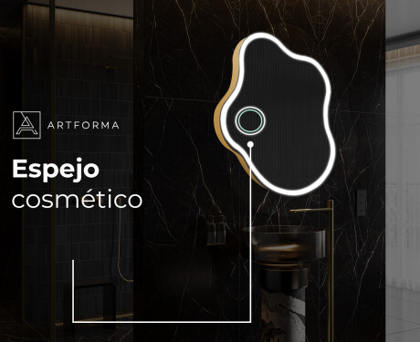 Espejo de baño LED de forma irregular EM222 #6