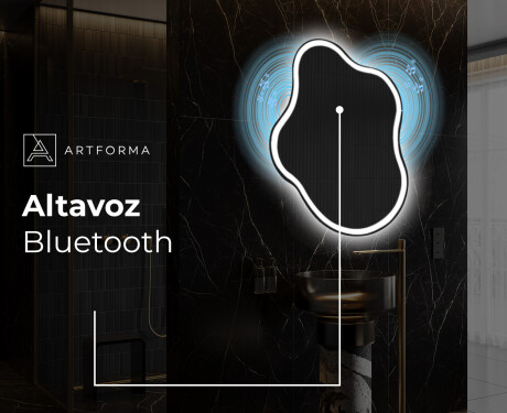 Espejo de baño LED de forma irregular EM222 #7