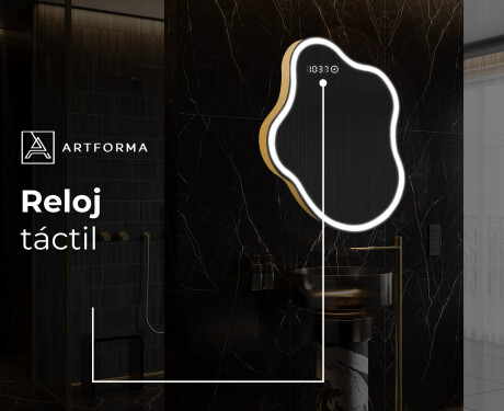 Espejo de baño LED de forma irregular EM222 #8