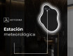 Espejo de baño LED de forma irregular EM222 #9