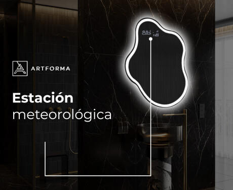 Espejo de baño LED de forma irregular EM222 #9