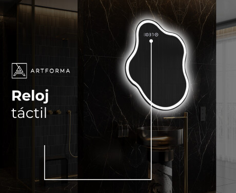 Espejo de baño LED de forma irregular EM222 #8