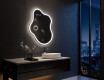 Espejo de baño LED de forma irregular EM222 #10