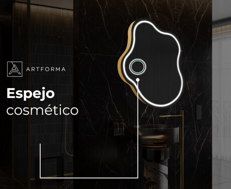 Espejo de baño LED de forma irregular EM223 #6