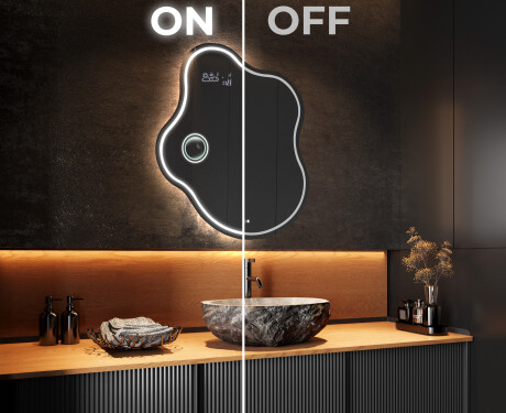 Espejo de baño LED de forma irregular EM223 #3