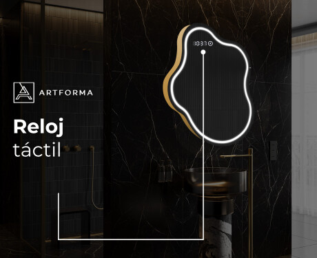 Espejo de baño LED de forma irregular EM223 #8