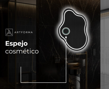 Espejo de baño LED de forma irregular EM223 #5