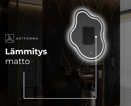 Espejo de baño LED de forma irregular EM223 #9