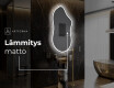 Espejo de baño LED de forma irregular F222 #8