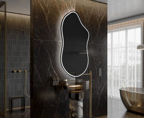 Espejo de baño LED de forma irregular F223 #3