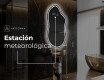 Espejo de baño LED de forma irregular F223 #6