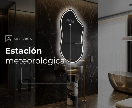 Espejo de baño LED de forma irregular F223 #6
