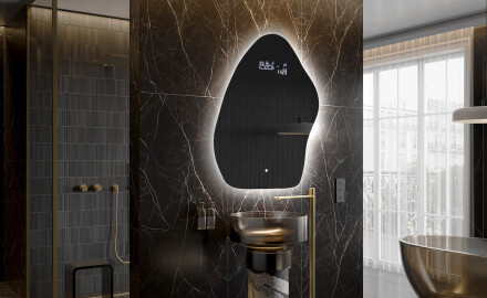 Espejo de baño LED de forma irregular G221