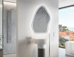Espejo de baño LED de forma irregular G223