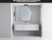 Espejo de baño LED de forma irregular G223 #5