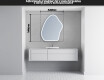 Espejo de baño LED de forma irregular G223 #4
