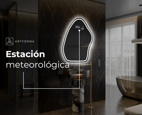 Espejo de baño LED de forma irregular G223 #6