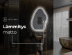 Espejo de baño LED de forma irregular G223 #8
