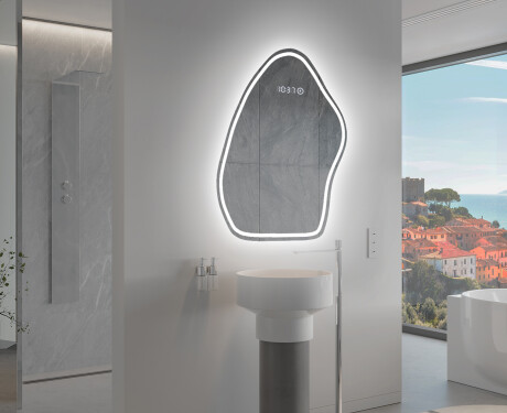 Espejo de baño LED de forma irregular G223 #9