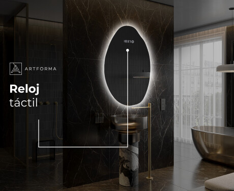Espejo de baño LED de forma irregular U221 #8