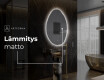 Espejo de baño LED de forma irregular U221 #9