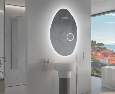 Espejo de baño LED de forma irregular U221 #10