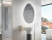 Espejo de baño LED de forma irregular U222
