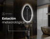 Espejo de baño LED de forma irregular U222 #7