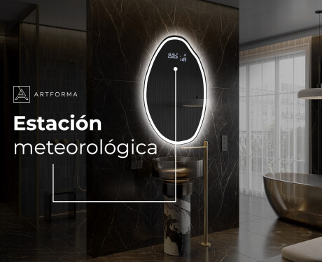 Espejo de baño LED de forma irregular U222 #7