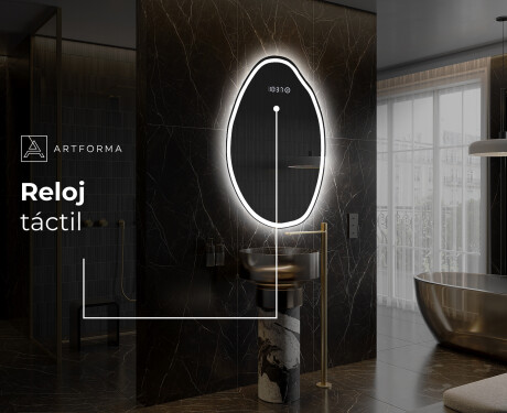 Espejo de baño LED de forma irregular U222 #8