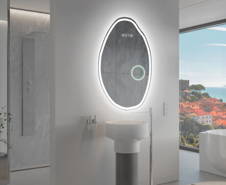 Espejo de baño LED de forma irregular U222 #10