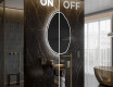 Espejo de baño LED de forma irregular U223 #3