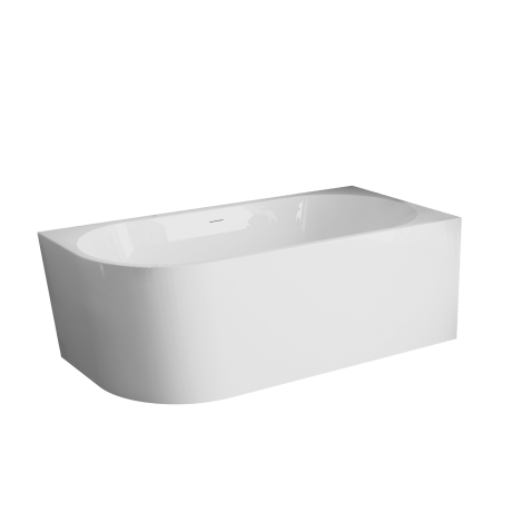 Bañera independiente adosada a la pared Astri, 150 cm, con entrada a la derecha,  incluye sifón, tapón y un elegante rebosadero #3