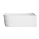 Bañera independiente adosada a la pared Astri, 150 cm, con entrada a la derecha,  incluye sifón, tapón y un elegante rebosadero #4