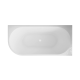 Bañera independiente adosada a la pared Astri, 150 cm, con entrada a la derecha,  incluye sifón, tapón y un elegante rebosadero #5