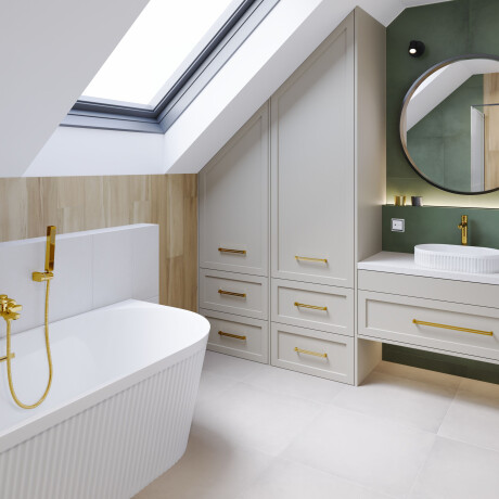 Mezclador de baño Glamour gold #4