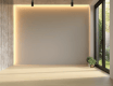 Radiador decorativo vertical con kit de montaje, negro