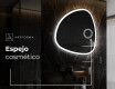 Espejo de baño LED de forma irregular J222 #4
