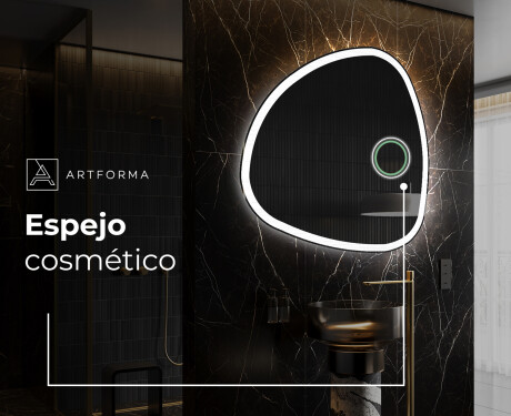 Espejo de baño LED de forma irregular J222 #4