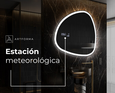 Espejo de baño LED de forma irregular J222 #6
