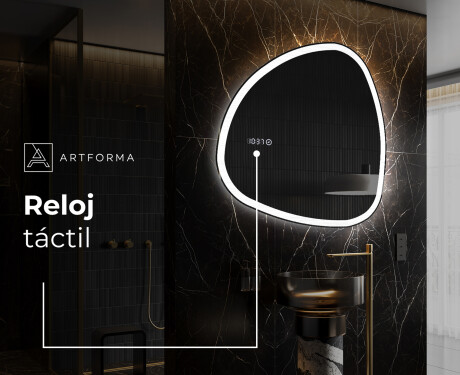 Espejo de baño LED de forma irregular J222 #7