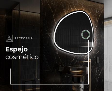 Espejo de baño LED de forma irregular J223 #4
