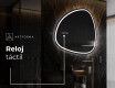 Espejo de baño LED de forma irregular J223 #7