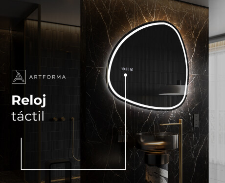 Espejo de baño LED de forma irregular J223 #7